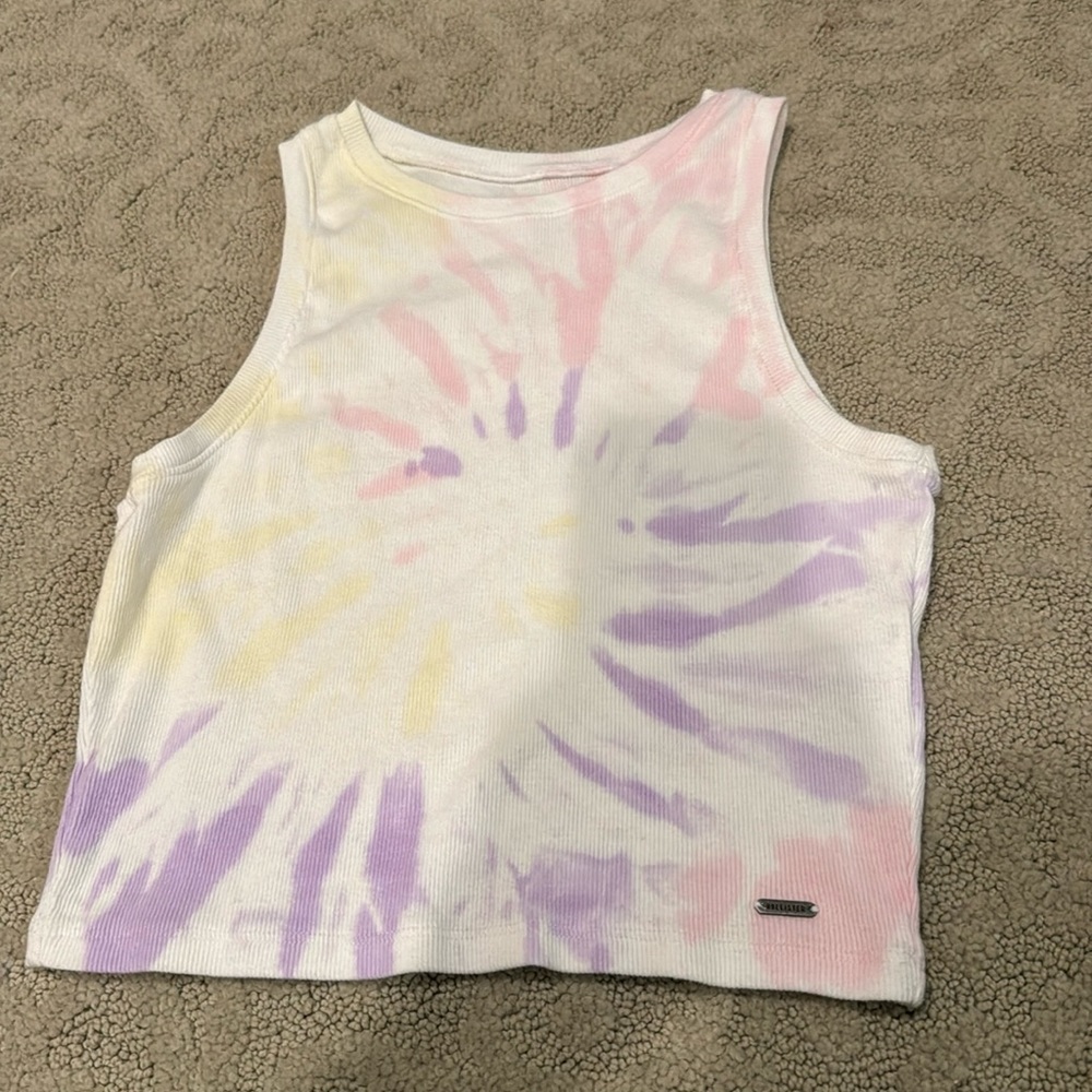 Hollister tie dye tank top